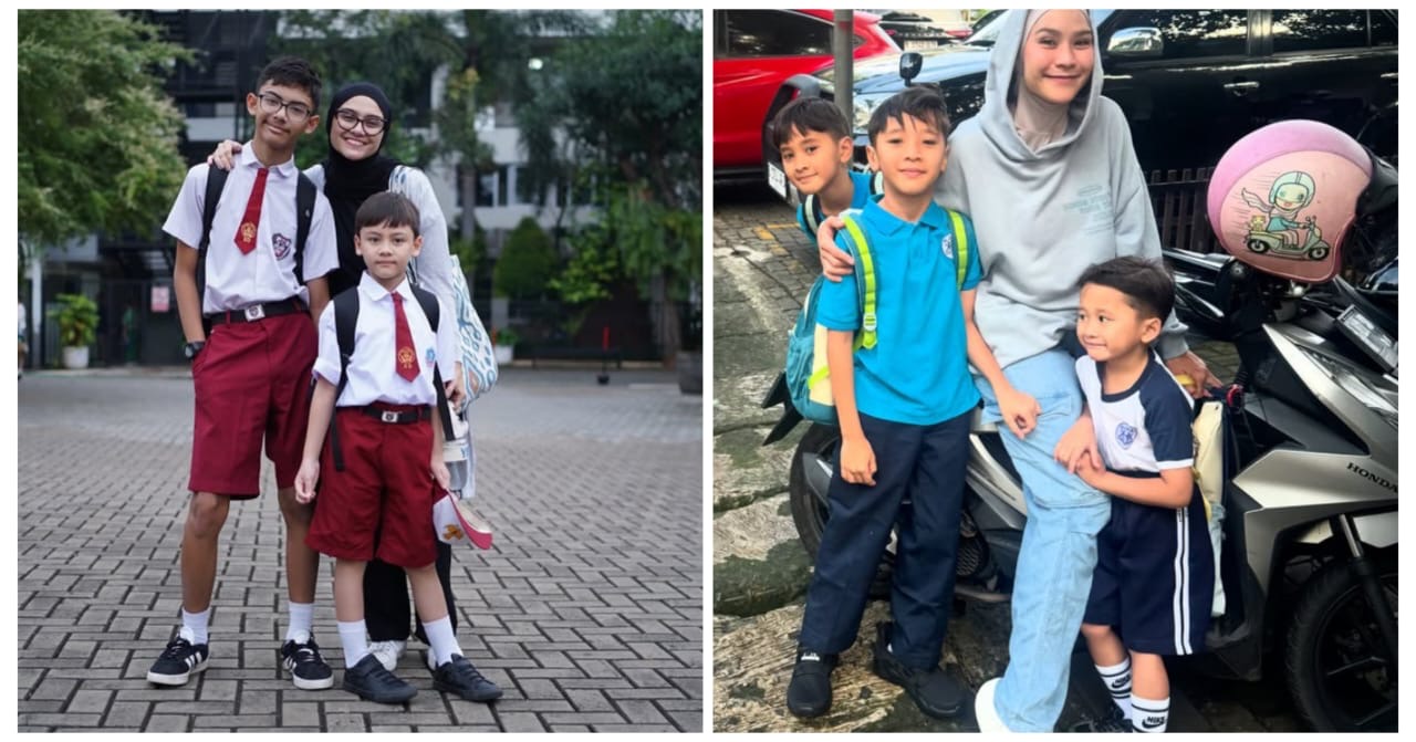 Masuk Ajaran Baru, Ini Potret Para Artis Antar Anak Sekolah