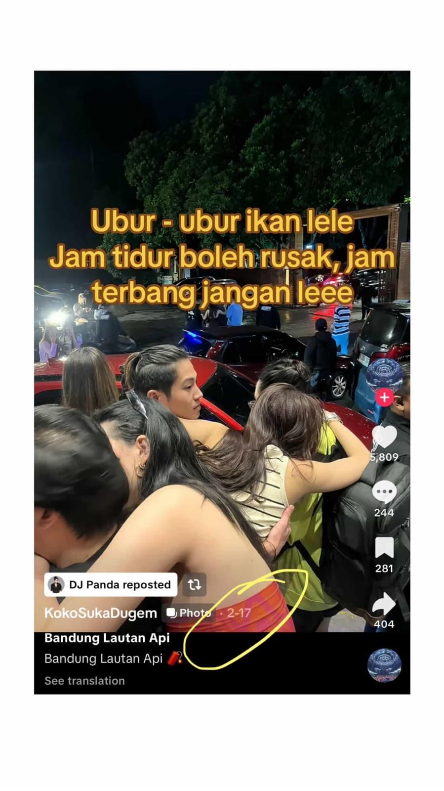 DJ Panda bersama wanita lain saat Erika hamil dua bulan. Foto: Dok. Instagram @eri.carl