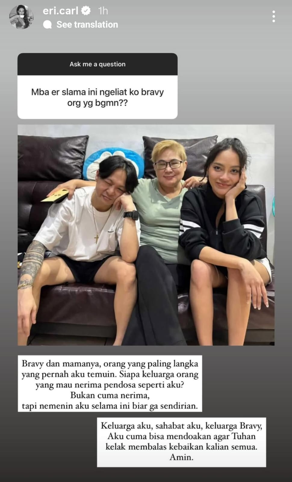  Dok. Instagram @eri.carl