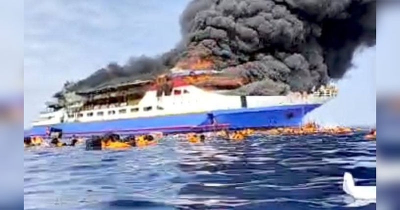 Aksi Heroik Penyelamatan Penumpang Cilik dari Tragedi Kapal Terbakar KM Barcelona