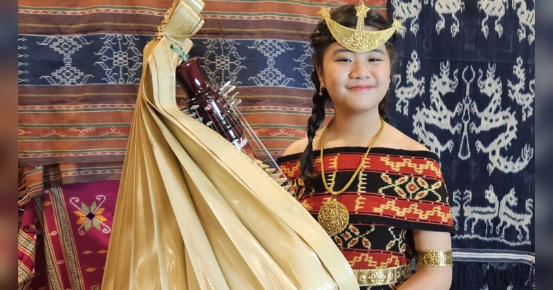 Ilona Davina Krishnaputri, Remaja Jakarta Lestarikan Alat Musik Sasando