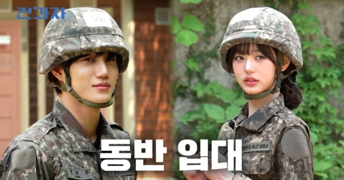 Keseruan Jang Won Young IVE Latihan Militer Bareng Kai EXO