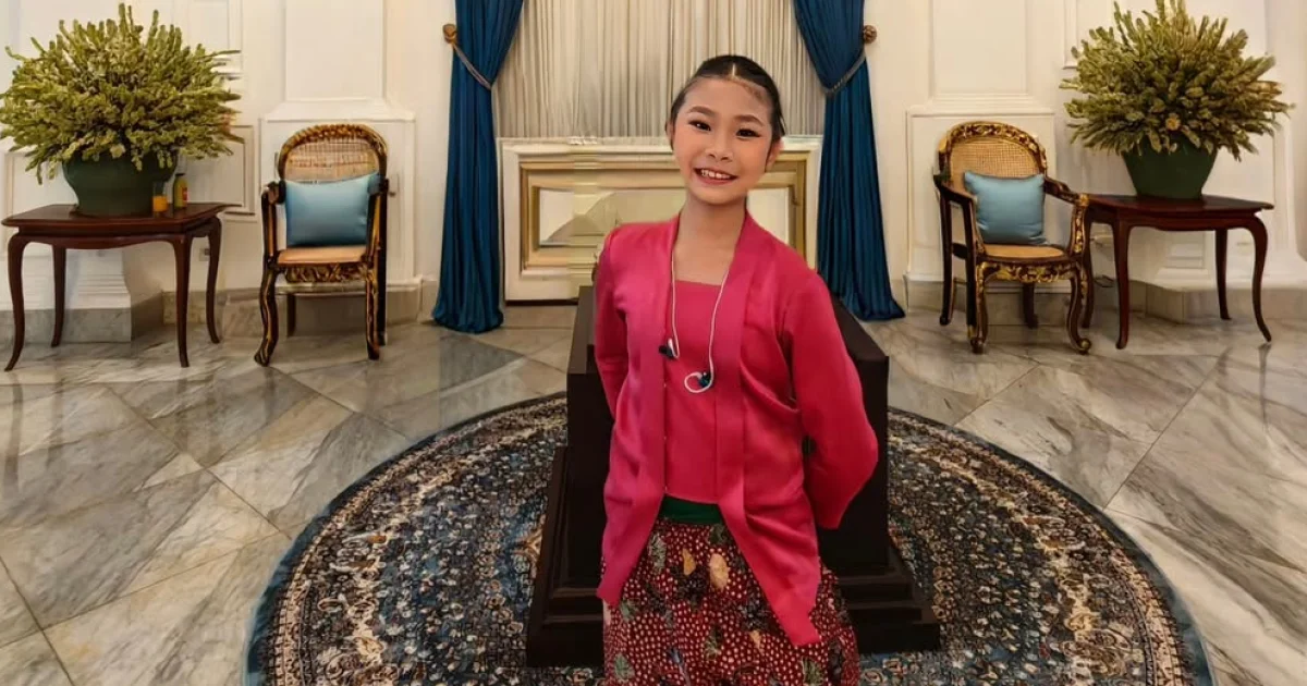 Nathasia Djong, Violis Cilik di Perayaan HUT ke-80 RI di Istana Negara