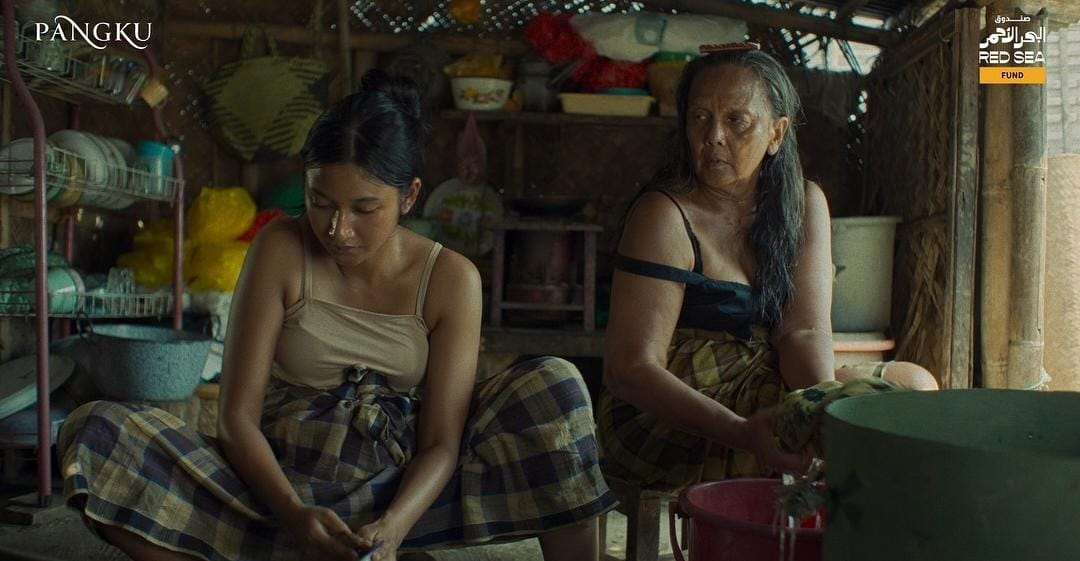 Claresta Taufan dan Christine Hakim, pemeran film 'Pangku'. Foto: Dok. Instagram @filmpangku