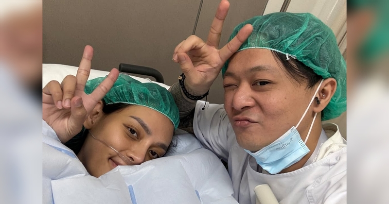 Momen Romantis DJ Bravy Temani Erika Carlina Melahirkan