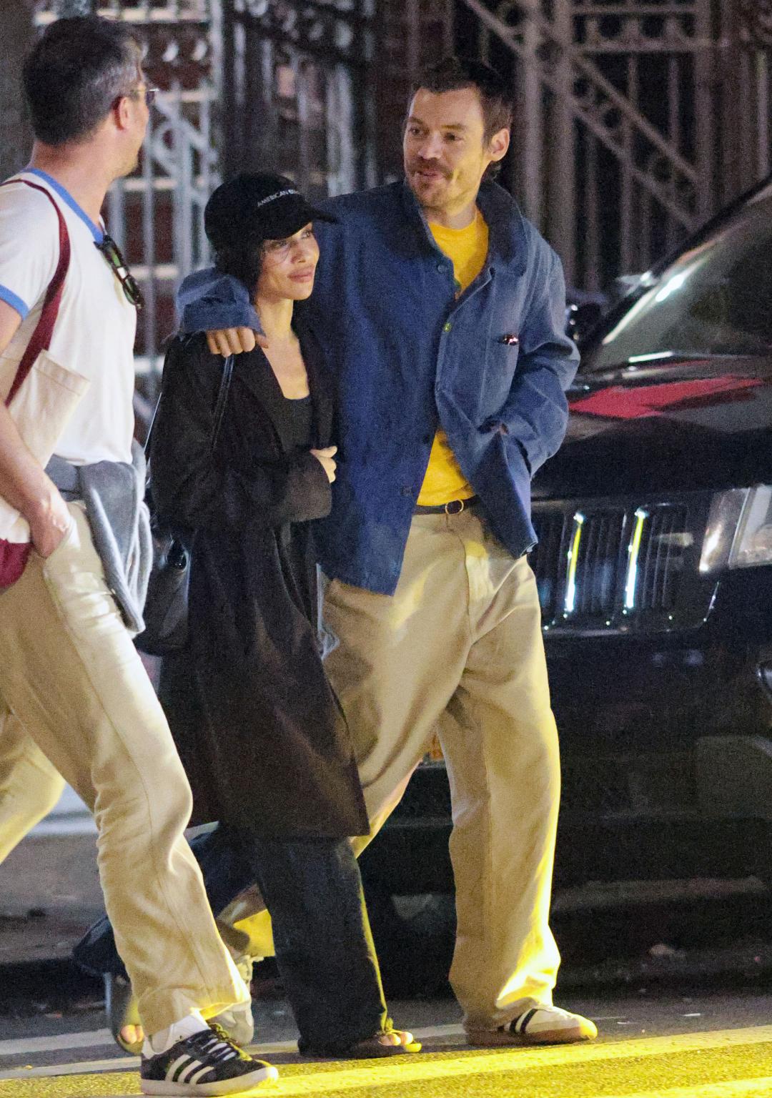 Harry dan Zoe jalan-jalan di New York. Foto: Dok. TheImageDirect
