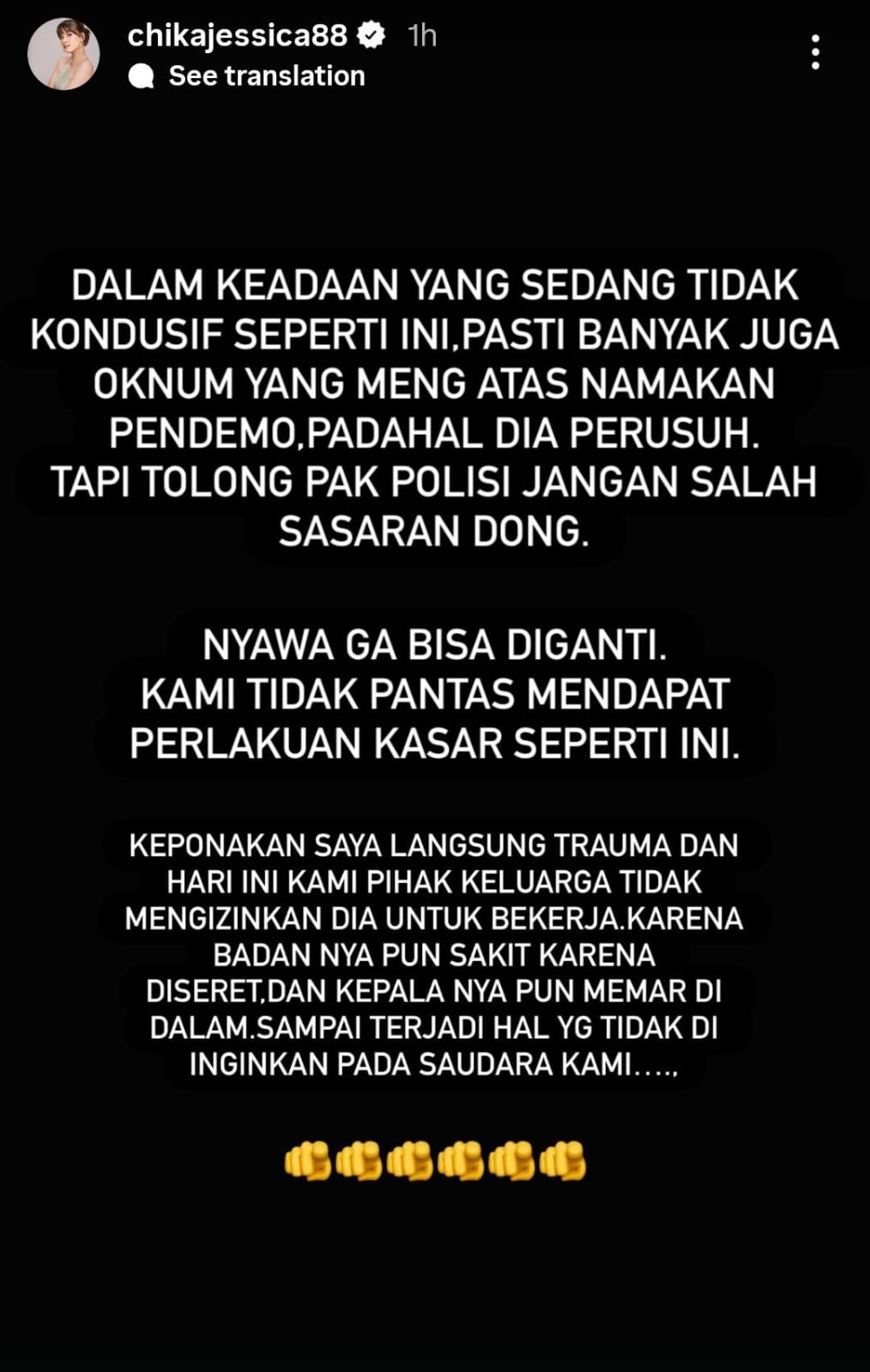 Dok. Instagram @chikajessica88