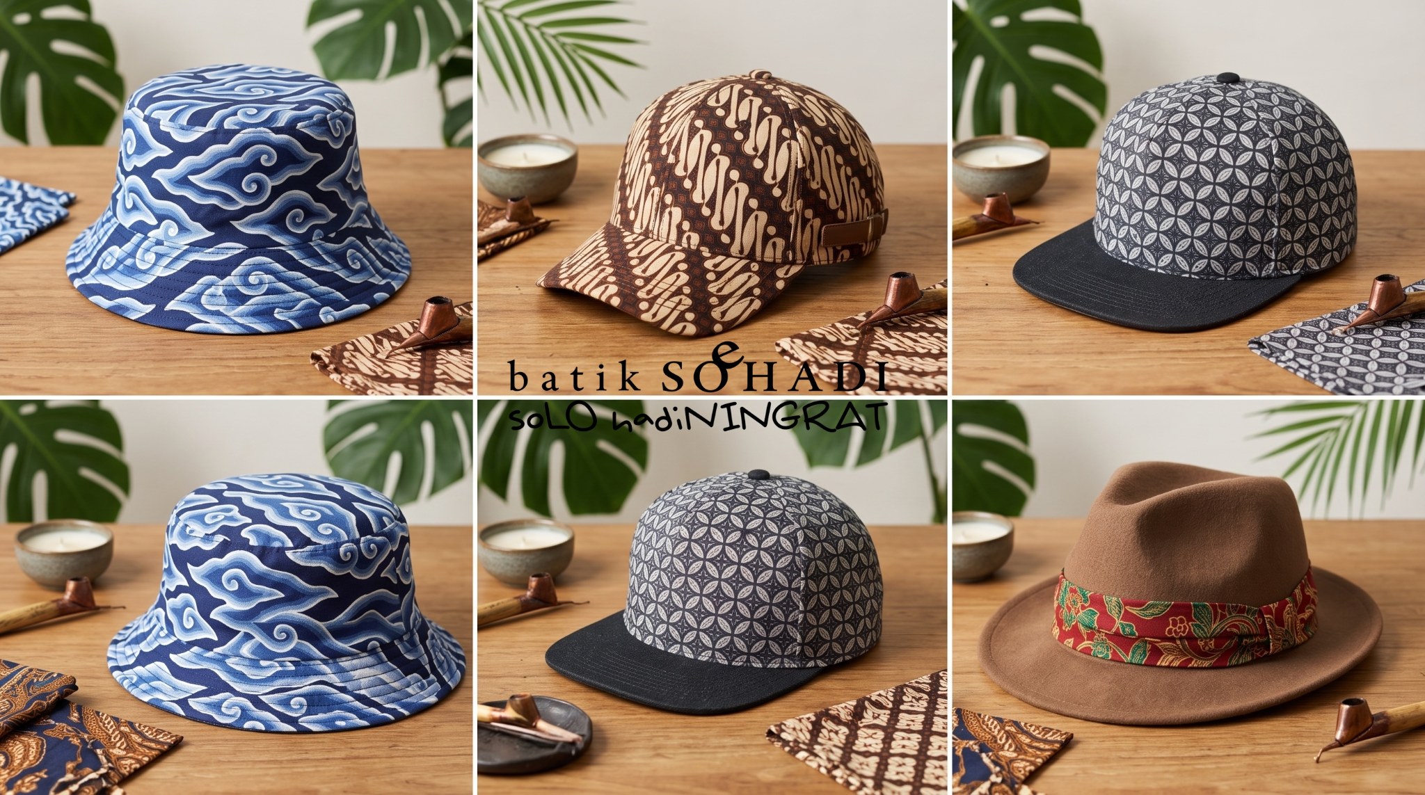 Topi Batik: Topi Bermotif Batik untuk Olahraga dan Keseharian