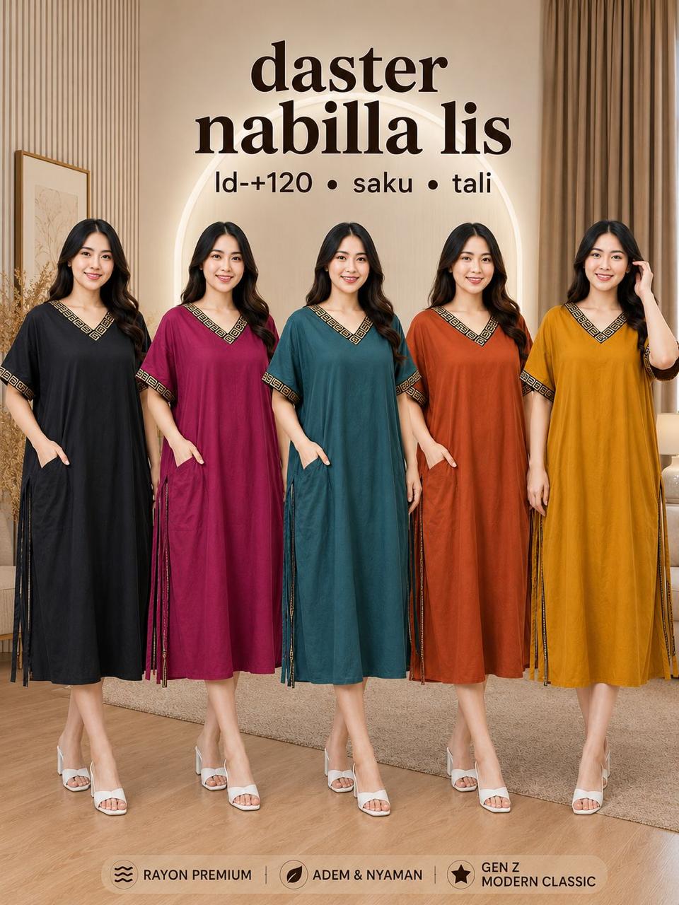 Daster Nabilla Lis 1