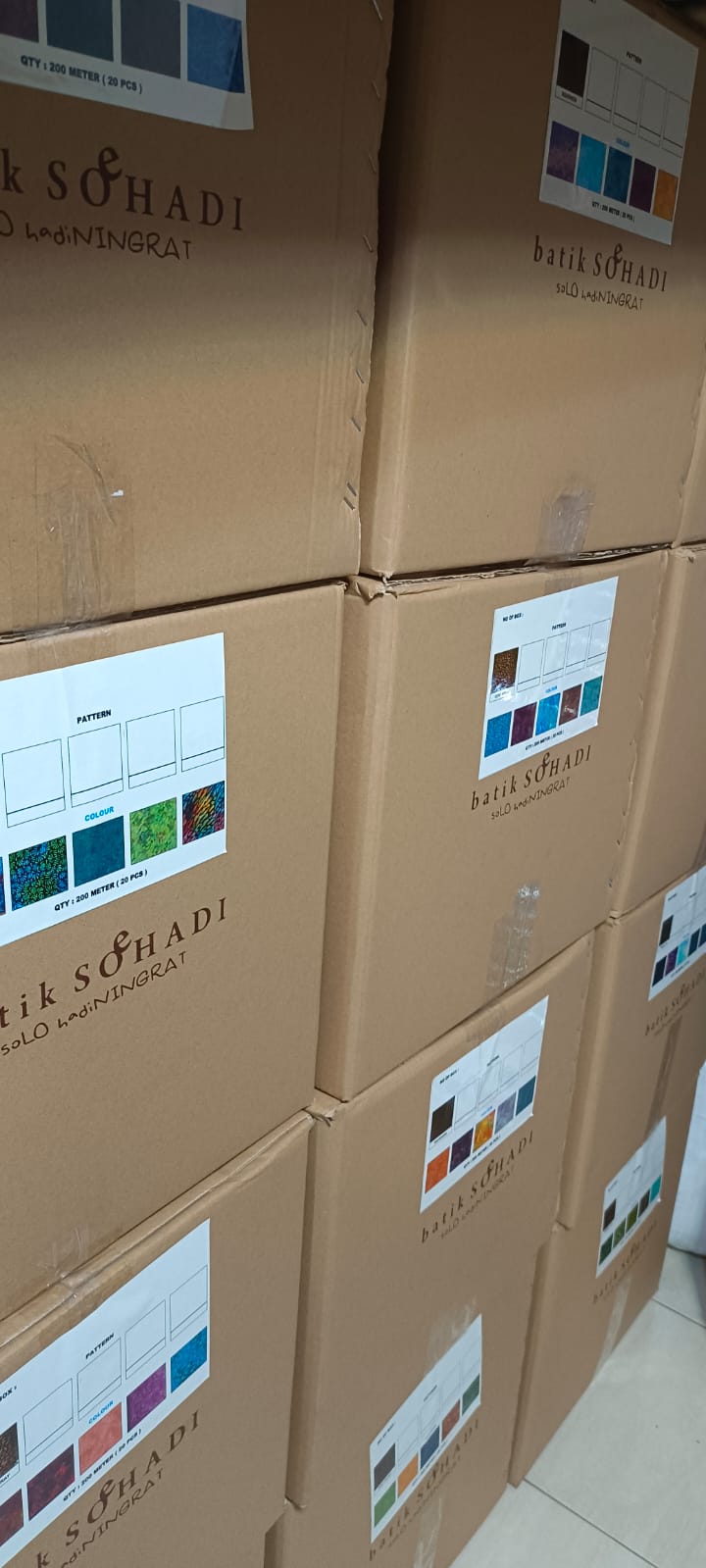 Batik Soehadi worldwide shipping process