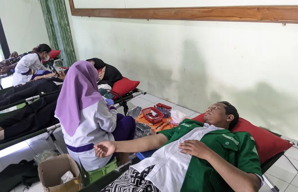 Mengawal Indonesia Merdeka: PCNU Blora Gelorakan Jihad Kemanusiaan Lewat Aksi Donor Darah
