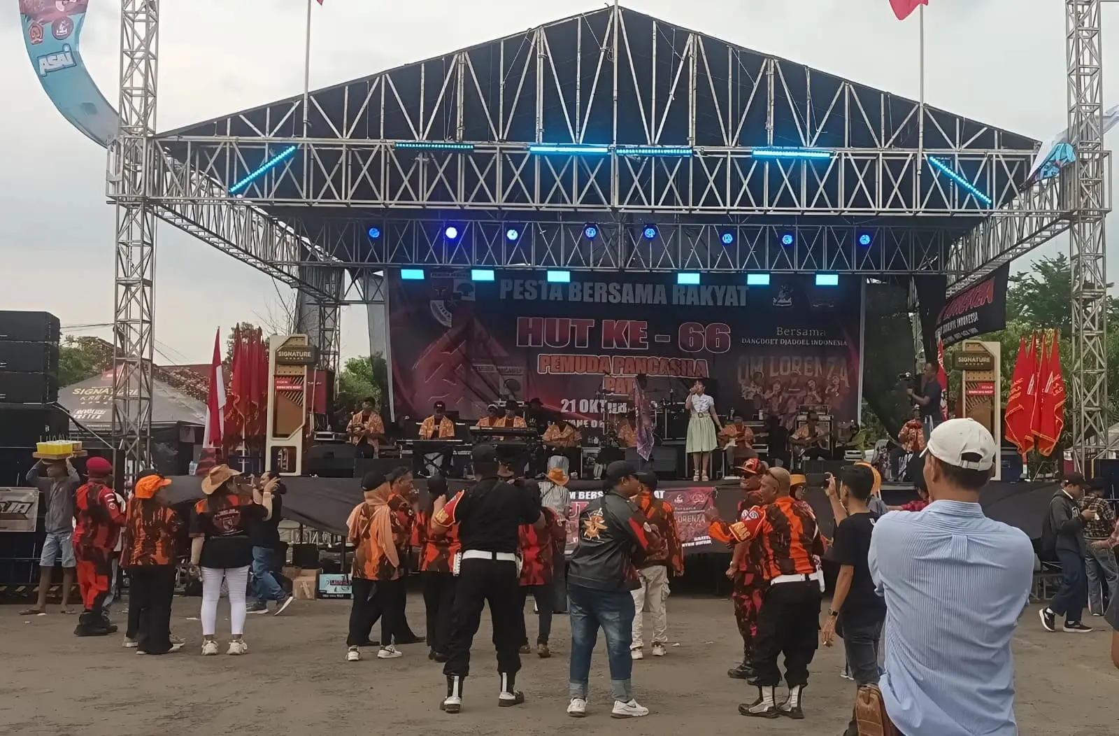 HUT ke-66 Pemuda Pancasila Pati Dimeriahkan Om Lorenza Dan Gerakan Aksi Sosial