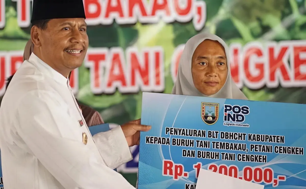Rembang Cairkan BLT DBHCHT Rp1,2 Juta untuk Ribuan Buruh Tani Tembakau
