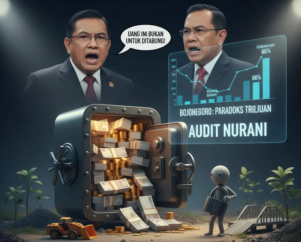 Ironi Fiskal Bojonegoro: SILPA Rp2,7 Triliun Jadi Beban, Bukan Prestasi