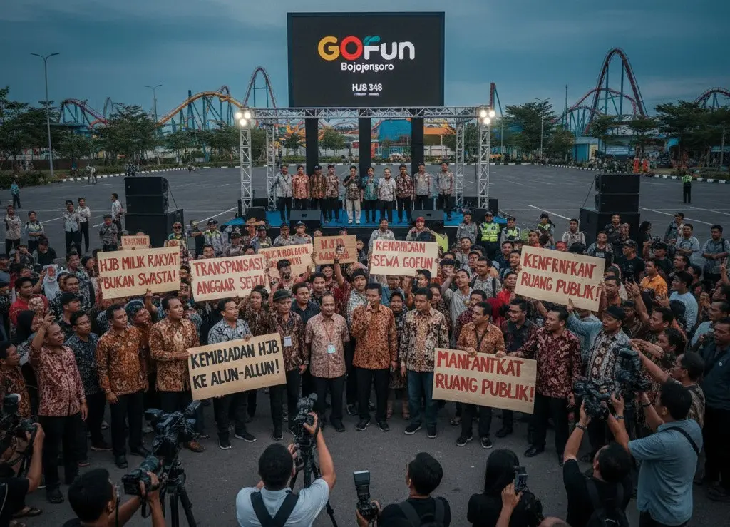 Acara Puncak HJB ke-348 Bojonegoro Digelar di Lahan Parkir GoFun, Anggaran Sewa Jadi Sorotan