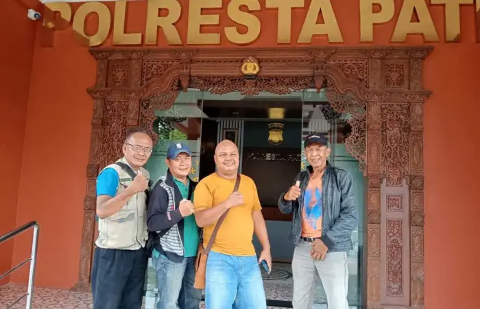 Yayak Gundul Datangi Polresta Pati, Ingatkan Kapolresta Soal Logistik Aksi dan Orasi Liar
