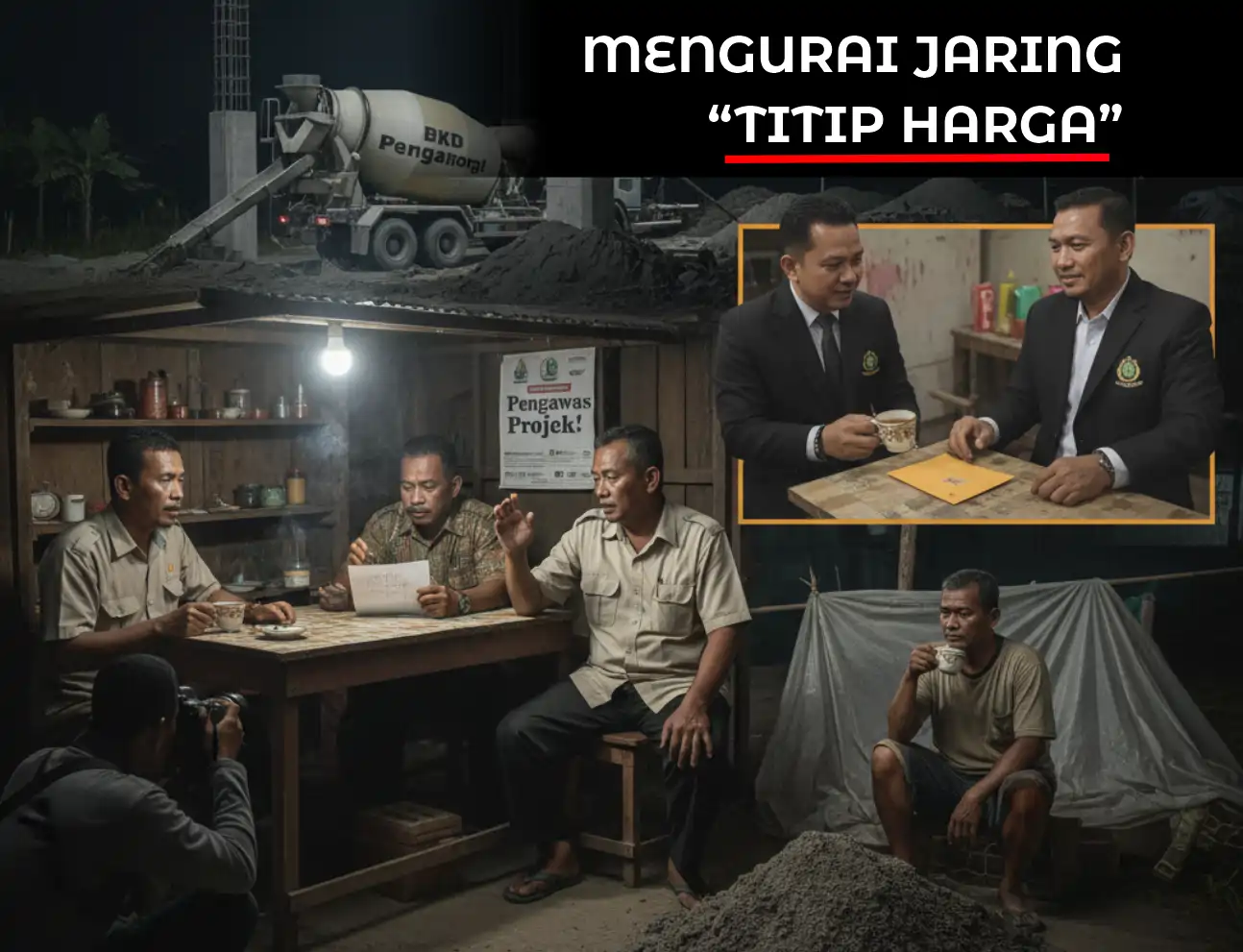 Mengurai Jaring Titip Harga yang Cekik Pembangunan Desa dan Diduga Melibatkan Aparat Bojonegoro