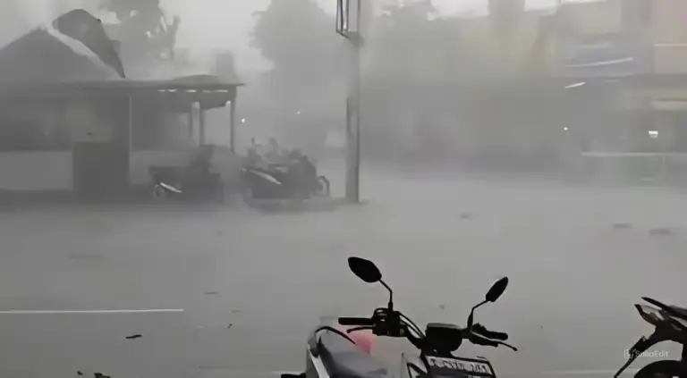 Diterjang Puting Beliung dan Hujan Deras, Bangunan di Bojonegoro Barat Porak poranda