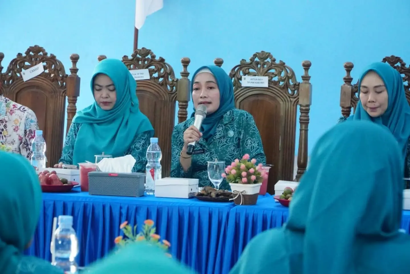 Dwi Risma Tinjau Karangwage Kajar, Pastikan 10 Program Pokok PKK Sentuh Akarnya