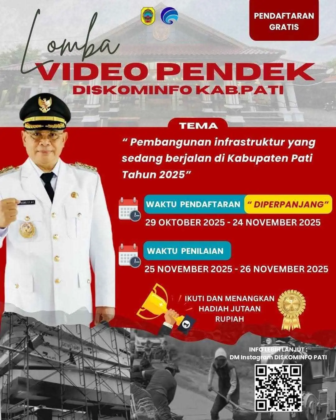 Hadiah Menanti! Viralkan Proyek Infrastruktur Pati 2025 Lewat Konten TikTok dan Reels