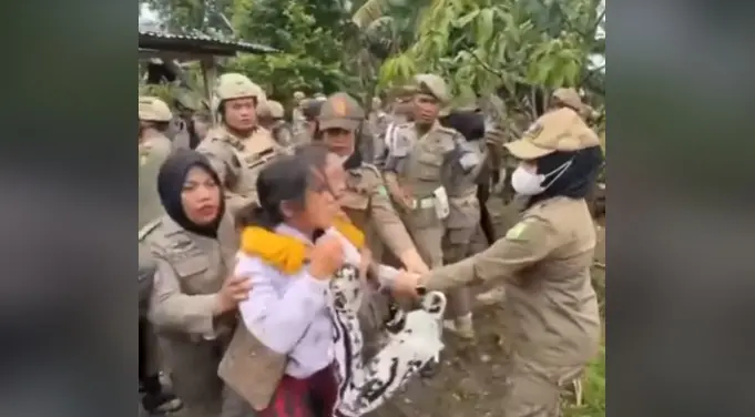 Isak Tangis Warnai Penertiban Aset Pemko Medan di Jalan Flamboyan