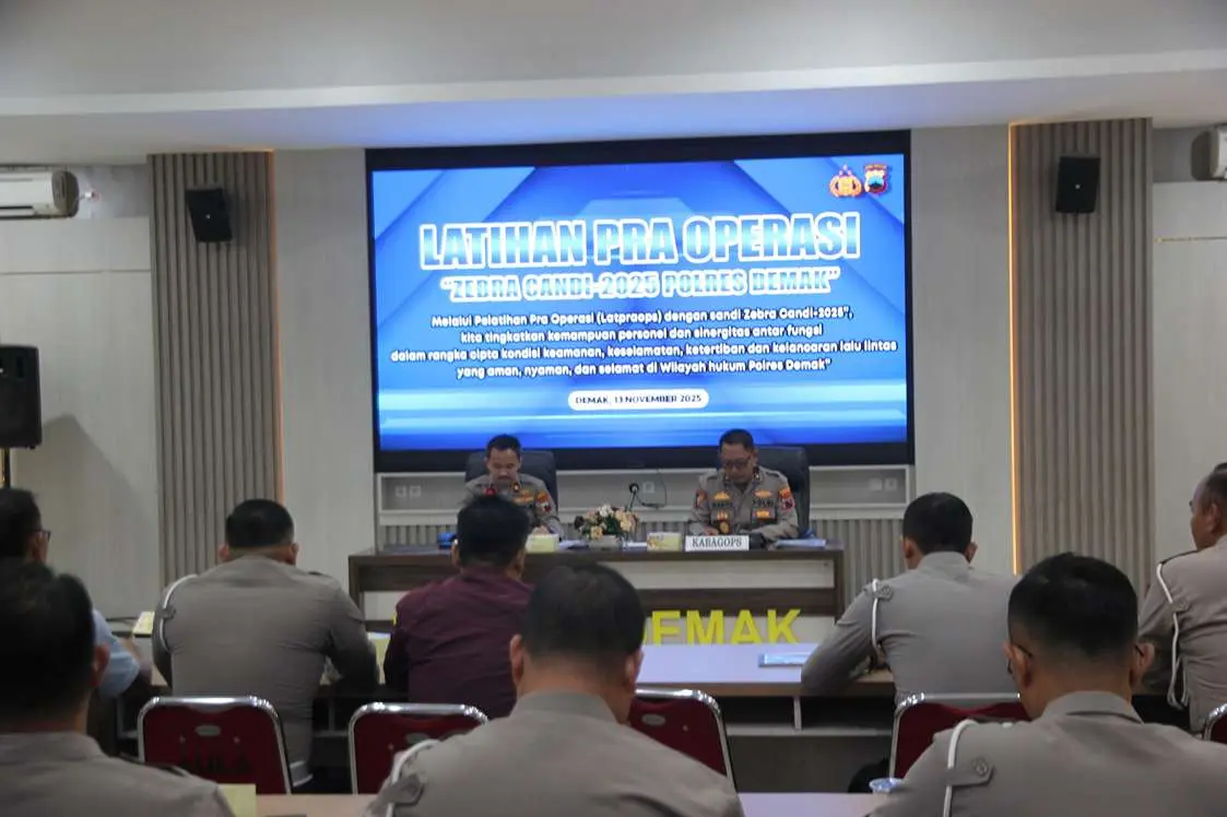 Operasi Zebra Candi 2025 Dimulai Polres Demak Prioritaskan ETLE dan Tilang Manual