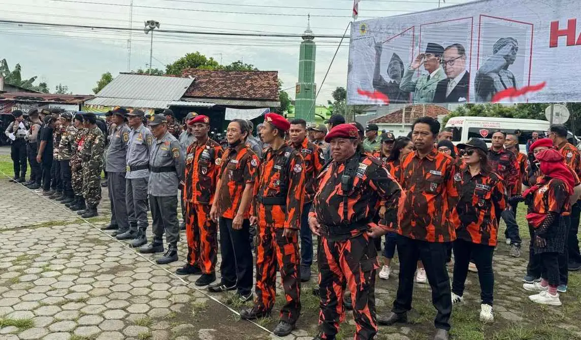 Pemuda Pancasila Pati Bersinergi dengan TNI Polri Jaga Kondusifitas Pasca Upacara Hari Pahlawan
