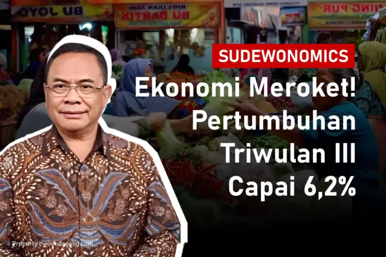 SUDEWONOMICS Pertumbuhan Triwulan III Capai 6,2%, Jauh Lampaui Target Awal