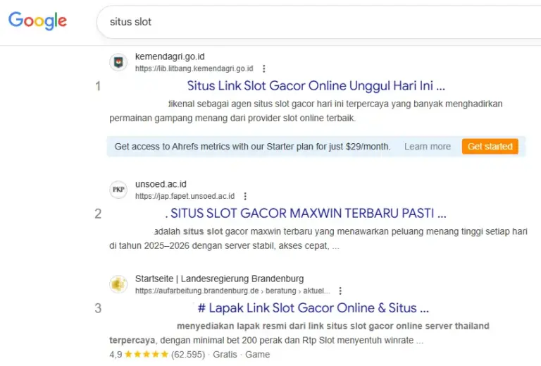 Waspada! Domain Pemerintah Disalahgunakan Situs Judi Online Ilegal