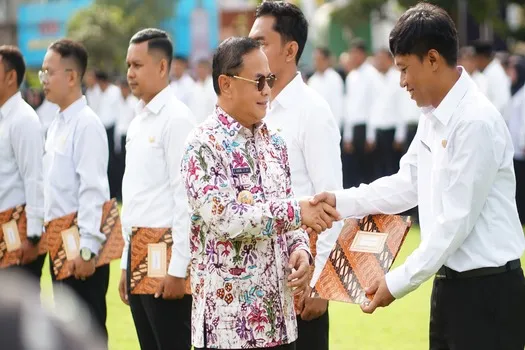 Resmi! 3.523 Tenaga Non-ASN Pati Terima SK PPPK Paruh Waktu