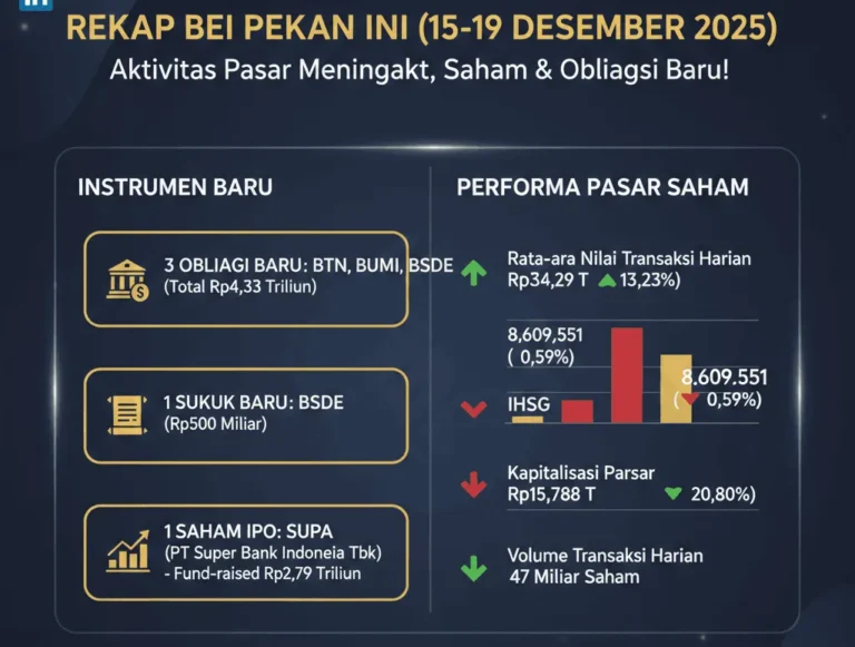 BEI Catat Obligasi dan Saham Baru: Transaksi Harian Naik ke Rp34 Triliun