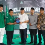 Bupati Lantik GP Ansor Kayen, Jadi Mitra Fokus Atasi Putus Sekolah