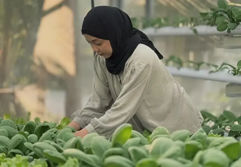 Ilustrasi berita: Isna Nur Rafidah: Petani Milenial Bojonegoro Sulap Lahan Sempit Jadi Cuan - Sawila.id