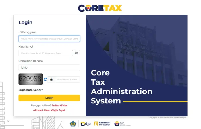 Sistem Pajak Baru Berlaku, Ini Langkah Aktivasi Akun Coretax