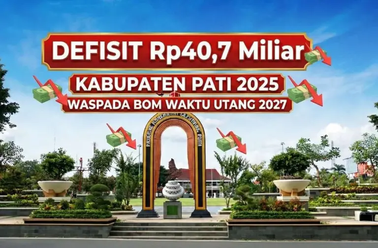 Ilustrasi berita: APBD Pati 2025 Defisit Rp40,7 Miliar, Awas Bom Waktu Utang di 2027 - Sawila.id