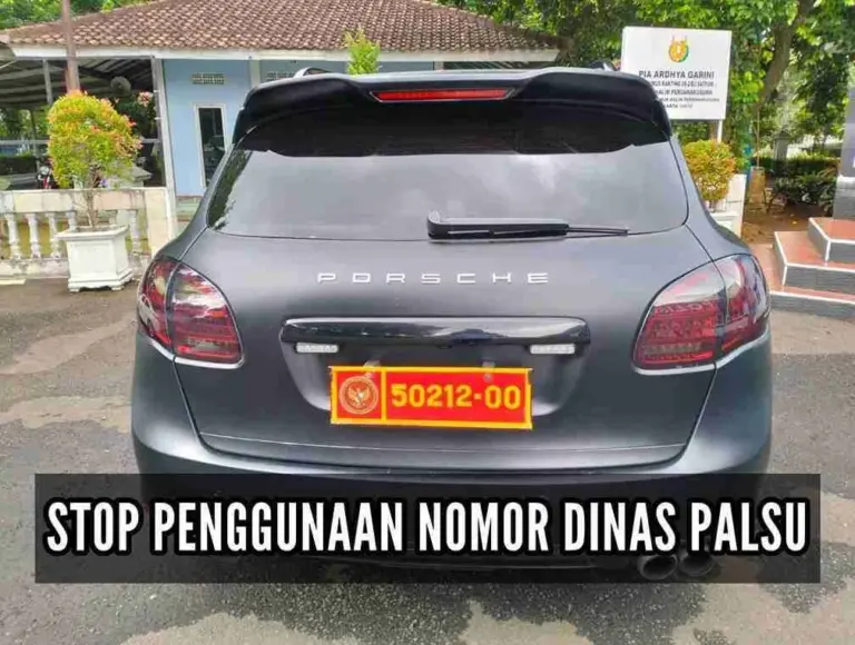 Kemhan Klarifikasi Porsche Viral Gunakan Plat Dinas