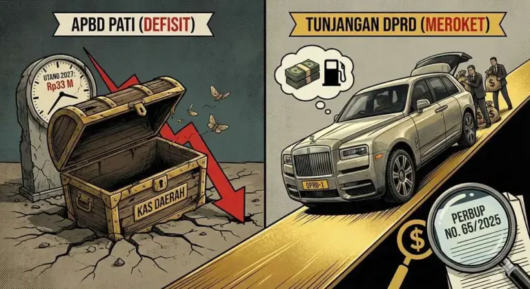 Pati Defisit Rp40M, Tunjangan Transport DPRD Malah Meroket 142%