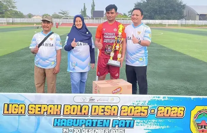 Viral! Juara Liga Desa Pati 2025 Hanya Dihadiahi 2 Dus Chiki