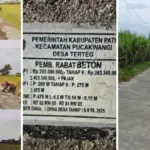CEK FAKTA: Proyek Rabat Beton 200 Juta Desa Terteg Terbukti Riil