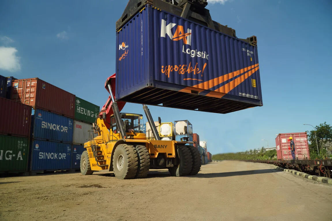 KAI Logistik Kelola 3,6 Juta Ton Barang di TW 1 dengan Peningkatan 24 pada Angkutan Peti Kemas