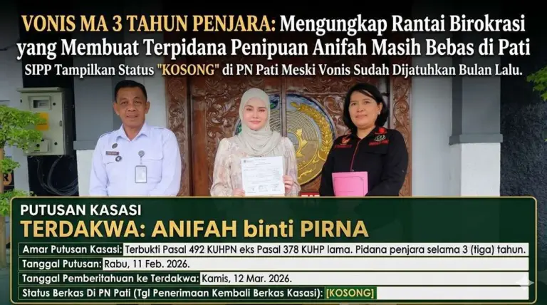 Mengungkap Rantai Birokrasi yang Membuat Terpidana Anifah Masih Bebas di Pati