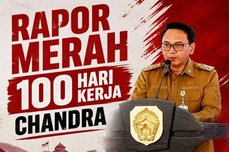 Rapor Merah 100 Hari Kerja Chandra