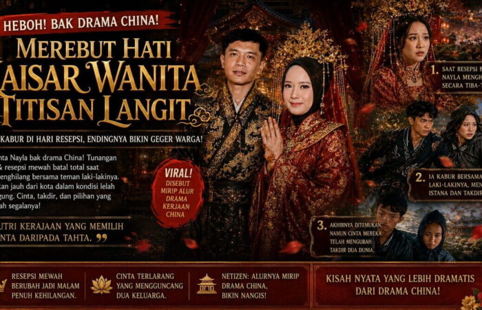 Heboh Bak Drama China! Nayla Kabur di Hari Resepsi, Endingnya Bikin Geger Warga