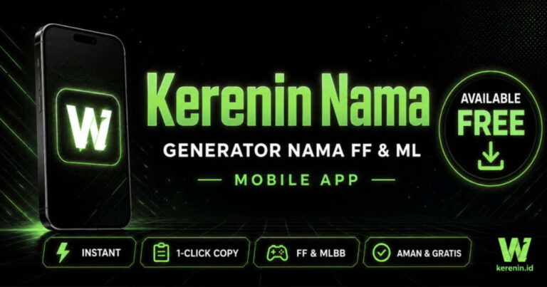Aplikasi Nama Keren FF dan ML Dibahas oleh 5 Content Creator Gaming Indonesia dalam Sepekan