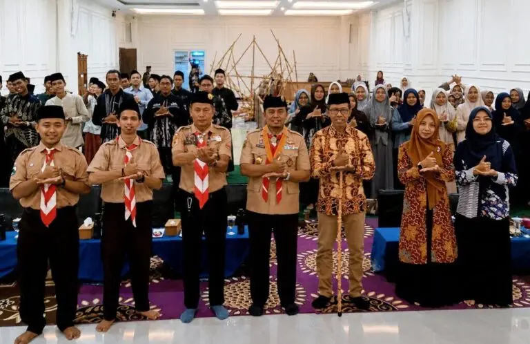HUT Racana STAI Al Anwar Sarang: Pramuka Santri Mengabdi untuk Negeri