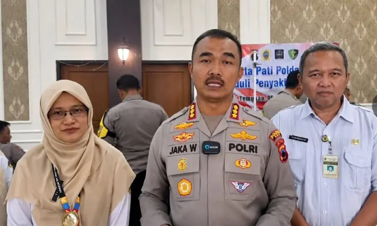 Berantas TBC di Pati: Polresta dan Dinkes Gelar Screening Massal