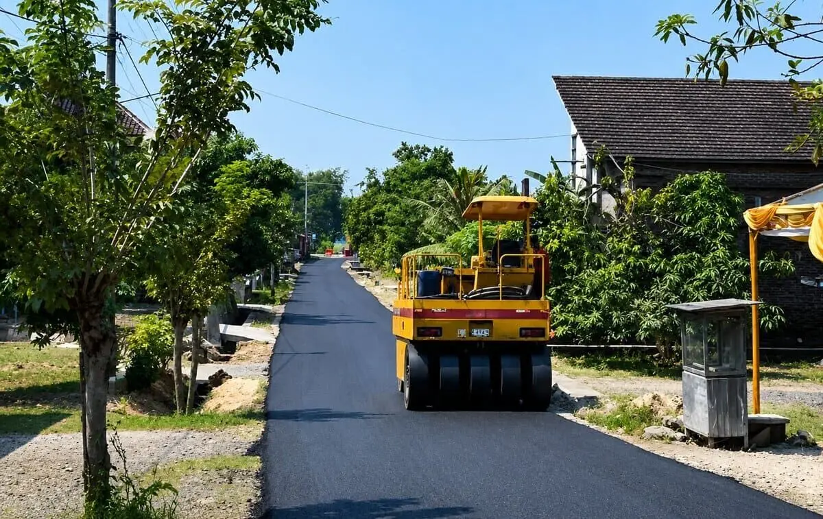 DPUTR Pati Mulai Garap Jalan Boloagung-Trimulyo Senilai Rp6,85 M