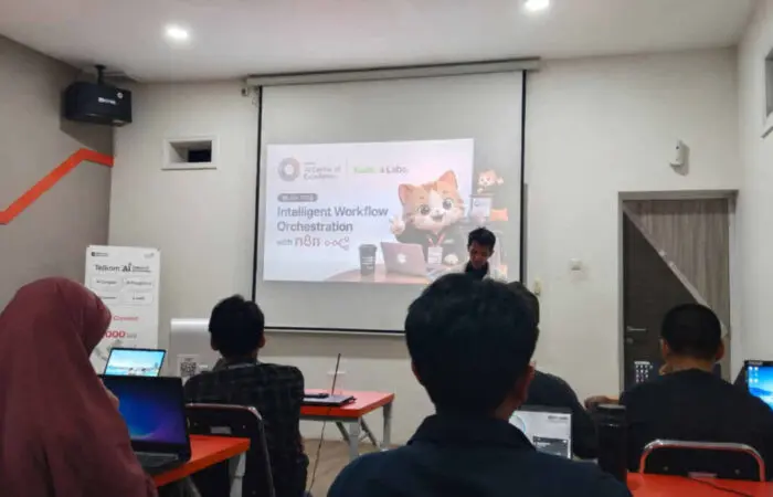 AI Connect Makassar dan Kodeka Labs Gelar Workshop Intelligent Workflow Orchestration with n8n
