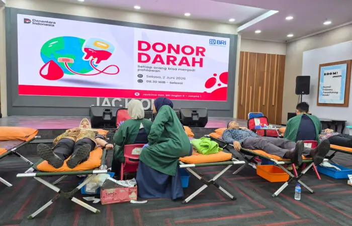 Antusiasme Tinggi, Pekerja BRI Region 6 dan Unit Kerja Supervisi Ikuti Kegiatan Donor Darah