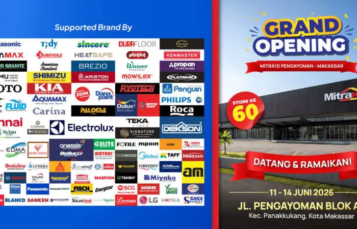 Grand Opening Mitra10 Pengayoman Makassar, Belanja Kebutuhan Rumah Lebih Hemat dengan Beragam Promo